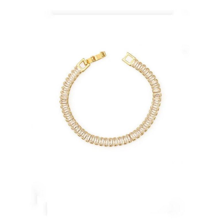 Simple Temperament Zircon Bracelet